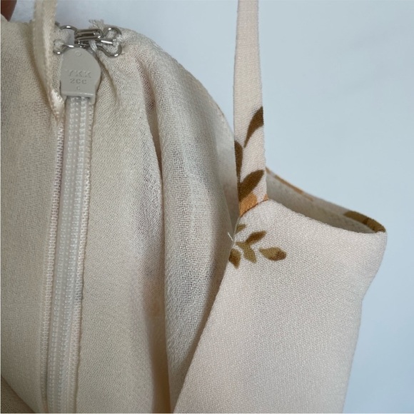 NWT Reformation Pyper Dress Bella White Yellow Floral Print Spaghetti Straps 6 - Picture 5 of 13